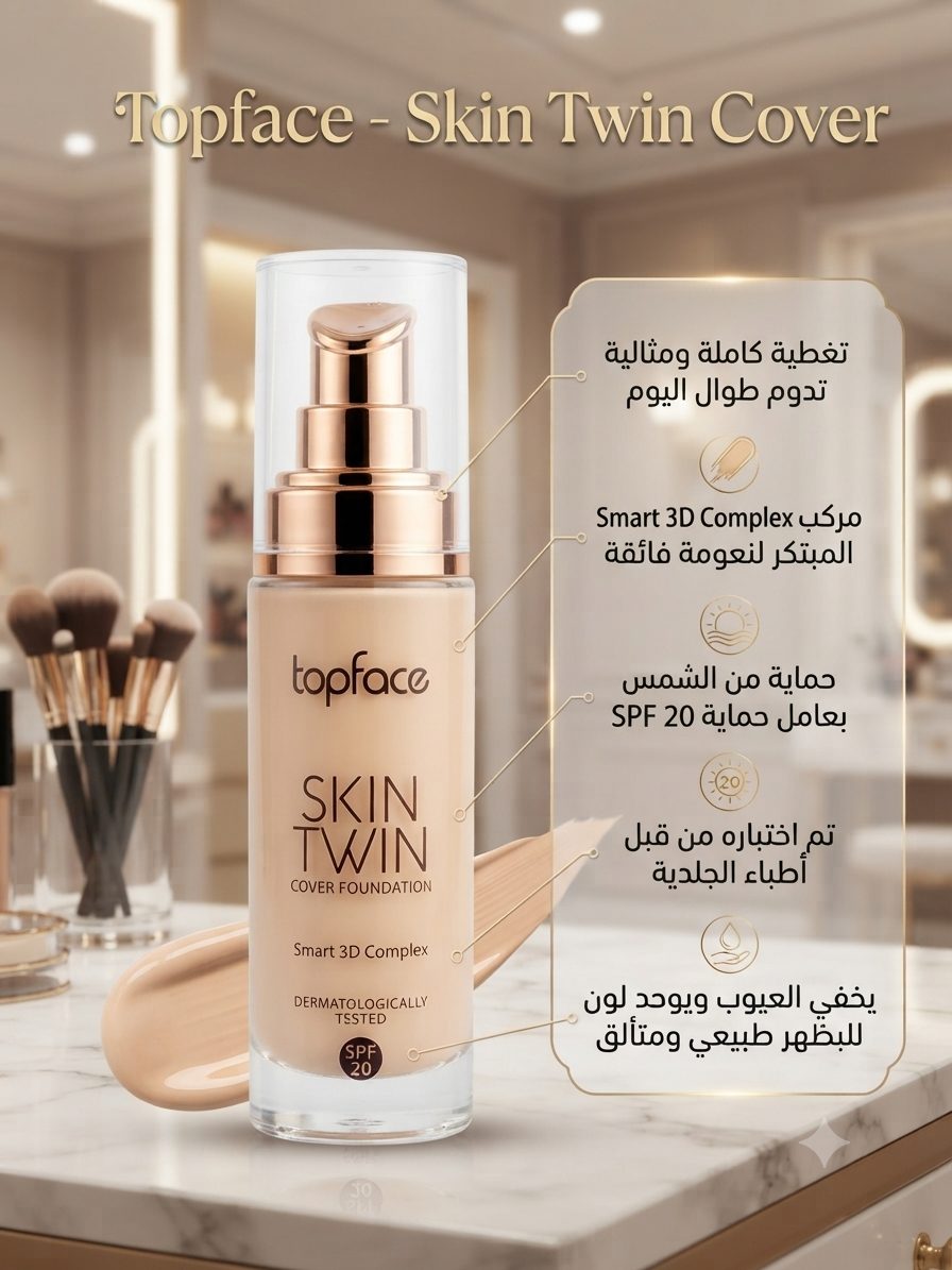 اساس توب فيس جاف